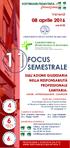 08 aprile Venerdì SULL AZIONE GIUDIZIARIA NELLA RESPONSABILITÀ PROFESSIONALE SANITARIA: ore 8:30