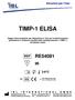 TIMP-1 ELISA RE C. Istruzioni per l Uso
