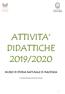 ATTIVITA DIDATTICHE 2019/2020