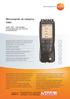 We measure it. testo 480 Tecnologia all avanguardia per tecnici