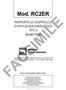 Mod. RC2ER FACSIMILE. RAPPORTO DI CONTROLLO DI EFFICIENZA ENERGETICA TIPO 2 (gruppi frigo) REGIONE EMILIA ROMAGNA