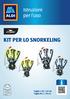 KIT PER LO SNORKELING