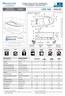 Scheda tecnica di Pre-Installazione. Pre-Installation technical sheet. Dimensioni cm - tolleranza ±5mm Dimensions cm - tolerance ±5mm