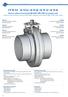 ITEM Valvola a farfalla 2 vie filettata ISO 228/1, DIN 11851, da saldare, clamp