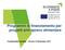 Programmi di finanziamento per progetti anti-spreco alimentare. 2 stakeholder meeting - Ferrara 14 December, 2017