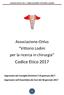 CODICE ETICO 2017 ASSOCIAZIONE VITTORIO LODINI. Associazione-Onlus Vittorio Lodini per la ricerca in chirurgia. Codice Etico 2017