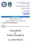 ATTIVITA GIOVANILE Stagione Sportiva 2017/2018 Comunicato Ufficiale n 79 del 27 Giugno 2018