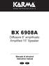 BX 6908A Diffusore 8 amplificato Amplified 15 Speaker Manuale di istruzioni Instruction manual