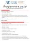 Programma e prezzi. Corso di preparazione al concorso Ministero del Lavoro