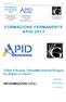 FORMAZIONE PERMANENTE APID 2017