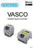 VASCO. Variable Speed Controller ITALIANO