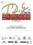 Associazione Cappella Musicale San Francesco da Paola di Reggio Emilia. www. solideogloria.eu. Concerto in ricordo di Anna Maria Tamburini Secchi