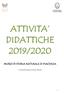 ATTIVITA DIDATTICHE 2019/2020