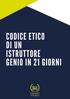 Codice Etico di un Istruttore di Genio in 21 giorni