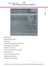 BPTECHNOLOGY. Manuale d uso BSM84 - BSMP84 Mixer professionale passivo e amplificato. MIXER AUDIO 8 Canali