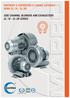 SOFFIANTI E ASPIRATORI A CANALE LATERALE SERIE CL 1R - CL 2R SIDE CHANNEL BLOWERS AND EXHAUSTERS CL 1R - CL 2R SERIES