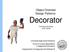 Object Oriented Design Patterns: Decorator