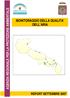 AGENZIA REGIONALE PER LA PROTEZIONE AMBIENTALE MONITORAGGIO DELLA QUALITA DELL ARIA. Report Qualità dell Aria SETTEMBRE 2007 Pagina 1 di 32