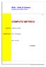 COMPUTO METRICO. INAIL - Sede di Oristano Sostituzione degli infissi COMPUTO LAVORI OGGETTO: INAIL - DR Sardegna COMMITTENTE: Data, 15/12/2017