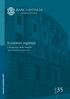 Economie regionali. L'economia delle Marche. Aggiornamento congiunturale