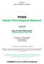 IPHEN Italian Phenological Network