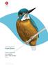 Parco regionale del Fiume Tevere. Piano di gestione del cinghiale per le aree protette parte 2. In copertina: Martin pescatore (L.