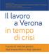Il lavoro a Verona in tempo di crisi
