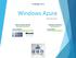 Windows Azure. introduzione. 16 Maggio 2013. Gianni Rosa Gallina giannishub@hotmail.com. Fabrizio Accatino fhtino@gmail.com