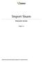 Import Sisam. Manuale utente. Maggio 2012. Sistema di raccolta dei dati statistici in ambito Socio-Assistenziale Minori