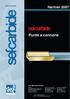 Punte a cannone. Hartner 2007. Made in Germany SEF MECCANOTECNICA. E mail: sef@sefmecc.it Web : www.sefmeccanotecnica.it