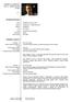 F ORMATO EUROPEO PER IL CURRICULUM VITAE