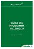 GUIDA DEL PROGRAMMA MILLEMIGLIA