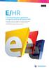 E/HR. La soluzione per la gestione e organizzazione del personale.