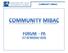 La Community MiBAC è un applicazione web che sostituirà l attuale rete intranet del Ministero per i Beni e le Attività Culturali.