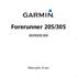 Forerunner 205/305 XGFR205/305