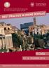 ROMA BEST PRACTICE IN IGIENE DENTALE 13-14 GIUGNO 2014. Dipartimento di Scienze Odontostomatologiche e Maxillo-Facciali