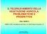 IL TELERILEVAMENTO DELLA VEGETAZIONE AGRICOLA: PROBLEMATICHE E PROSPETTIVE