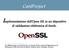 Implementazione dell'open SSL in un dispositivo