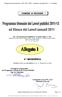 Programma triennale dei LL.PP. 2011 2013 ed elenco annuale 2011 1^ modifica. COMUNE di RICCIONE