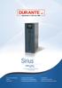 SIRIUS 40 kva - Gestione intelligente delle batterie