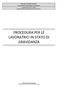 PROCEDURA PER LE LAVORATRICI IN STATO DI GRAVIDANZA