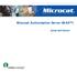 Microcat Authorisation Server (MAS ) Guida dell'utente