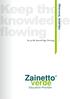 Divisione Education Technology. keep the knowledge flowing. Zainetto. verde. Education Provider