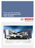 Bosch Security Academy Corsi di formazione 2015 Video Systems