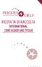 RICEVUTA DI RACCOLTA INTERNATIONAL CORD BLOOD AND TISSUE. PCI_ITY_Labospace_Collection_Docs_Split_V5_09.07.14