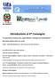 Introduzione al II^ Convegno