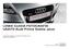 LINEE GUIDA FOTOGRAFIE USATO Audi Prima Scelta :plus. Corporate Design Audi Prima Scelta :plus Versione: 03/2015