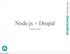 Node.js + Drupal. Luca Lusso. giovedì 1 dicembre 11