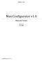 Max Configurator v1.0