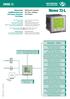 Network monitor for low voltage 72x72mm